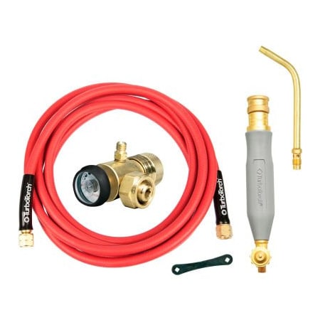 Esab Welding & Cutting TurboTorchÂ SOF-FLAME Torch Kit, WSF-4 , S-4 Soldering Tip, 12' Hose, Air Acetylene 0386-0090